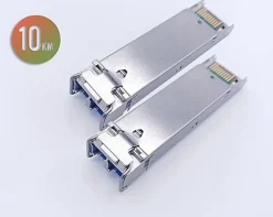 Elfcam - 2 Modules SFP 1,25 Gbps LC/UPC Duplex Monomode OS2 1310nm, 10 km, Transceivers Fibre Optique Performants