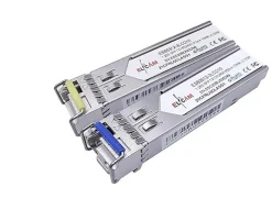 Elfcam - 2 Modules SFP BIDI 1,25 Gbps - SC Monomode, DDM, 10 km, TX1310/RX1550 & TX1550/RX1310