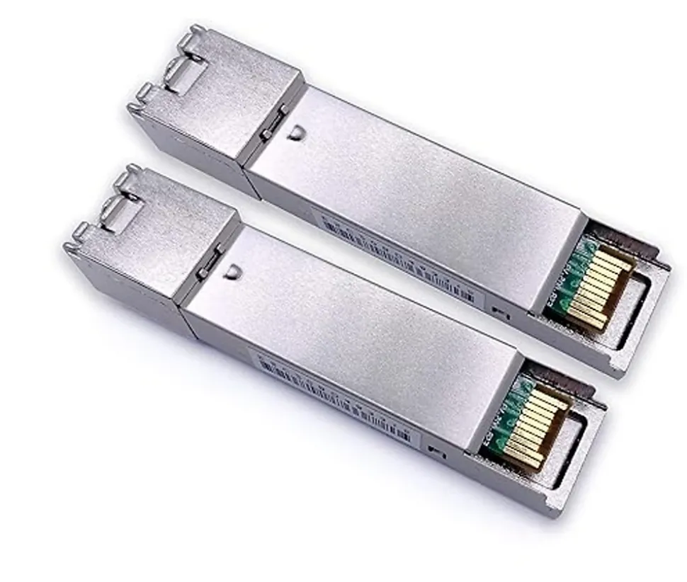 Elfcam - 2 Modules SFP BIDI 1,25 Gbps LC/UPC Monomode OS2, DDM, 10 km, TX 1310/RX 1550 & TX 1550/RX 1310