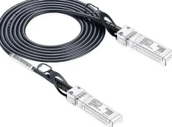 Elfcam - Câble DAC SFP+ à SFP+ 10Gb - 8m, Twinax Attache Directe, Haute Performance