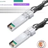 Elfcam - Câble DAC SFP+ à SFP+ 10Gb - 5m, Twinax Attache Directe, Haute Performance