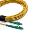 Elfcam - Câble Fibre Optique LC/APC à LC/APC - 20m (Jaune), Jarretière Optique Simplex Monomode 9/125um LSZH