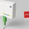 Elfcam - Câble Fibre Optique SC-APC à SC-UPC - 200m (Blanc), Jarretière Optique 9/125um, Compatible Freebox, Livebox