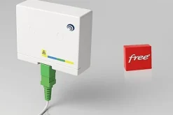 Elfcam - Câble Fibre Optique SC-APC à SC-UPC - 200m (Blanc), Jarretière Optique 9/125um, Compatible Freebox, Livebox