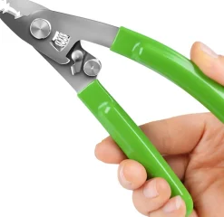 Elfcam - 4-en-1 Pince à Dénuder et Ciseaux Kevlar, FTTH Fibre Optique, Outil Pro Techniciens