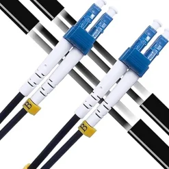 Elfcam - Fibre Optique LC/UPC-LC/UPC 40m, 9/125um Monomode G657A2, Int./Ext., Jarretière Haute Performance