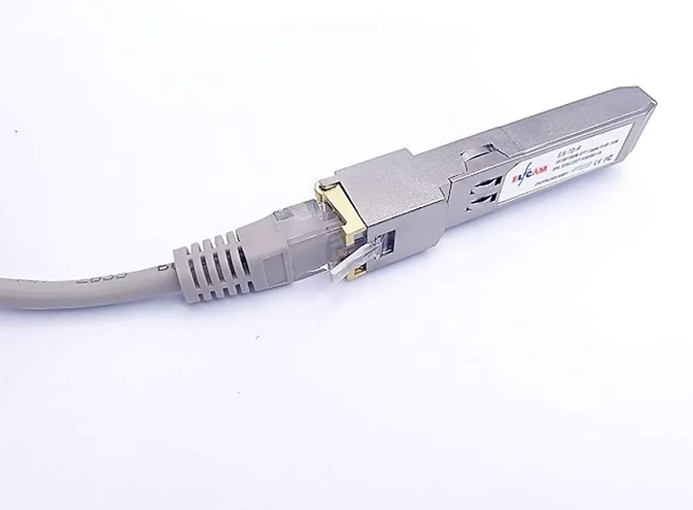 Elfcam - Lot de 2 Modules SFP RJ45 Cuivre 1,25 Gbps - 10/100/1000Base-T, Transceivers Haute Compatibilité Multi-Rate