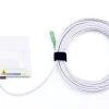 Elfcam - 50m Câble Fibre Optique SC/APC à SC/APC, Simplex Monomode 4,0mm avec PTO, Rallonge Fibre sans Perte
