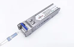 Elfcam - Module SFP BIDI 1,25 Gbps LC/UPC Monomode, DDM, 10 km, TX 1310/RX 1550, Compat. Cisco/Huawei/D-Link