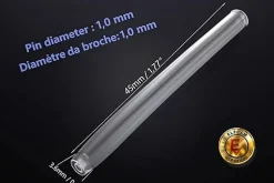 Elfcam - Smoove Transparent 60mm Lot 200, Protection d'Épissure Fibre Optique Thermo-rétractable (Nanchon)