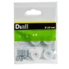 Embout en plastique Diall 22 mm x 4, transparent