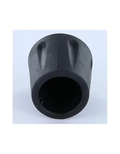 Embout rond envellopant caoutchouc vulcanisé Noir Pour Tube 8 à 9 - 30 pièces