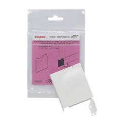 Embout sabot droit pour plinthe CELIANE Déco blanc 82 x 12,5 mm Legrand