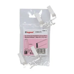 Embouts pour moulure CELIANE Déco 30 x 12,5 mm Legrand