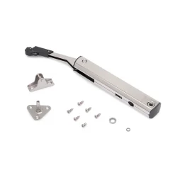 Emuca Compas pour portes levantes Altius One, Gamme de force 1440-2200, Acier, Nickelé