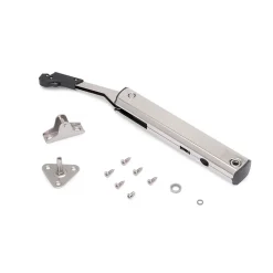 Emuca Compas pour portes levantes Altius One, Gamme de force 940-1710, Acier, Nickelé
