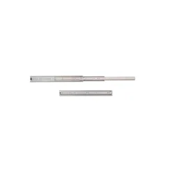 Emuca Jeu de coulisses à billes pour tiroir à sortie totale, hauteur 45mm, longueur 400mm, Acier, Zingué