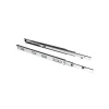 Emuca Jeu de coulisses à billes à sorties totale avec supports, hauteur 45mm, longueur 300mm, Acier, Zingué