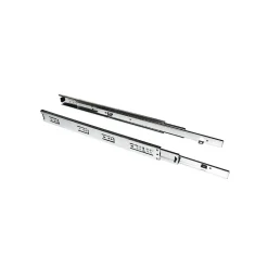 Emuca Jeu de coulisses à billes à sorties totale avec supports, hauteur 45mm, longueur 300mm, Acier, Zingué
