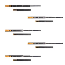 Emuca Lot de 5 jeux de Coulisses pour tiroirs, roulement à billes, hauteur 45mm, profondeur 450mm, sortie totale, fermeture