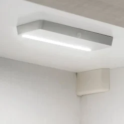 Emuca Luminaire LED rechargeable Kraz avec détecteur de mouvement, 1 W, Peint en aluminium, Plastique