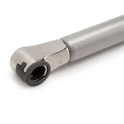Emuca Piston de porte relevable Thin, diamètre 12mm, avec loquets, 10kg, acier et plastique, nickelé mat