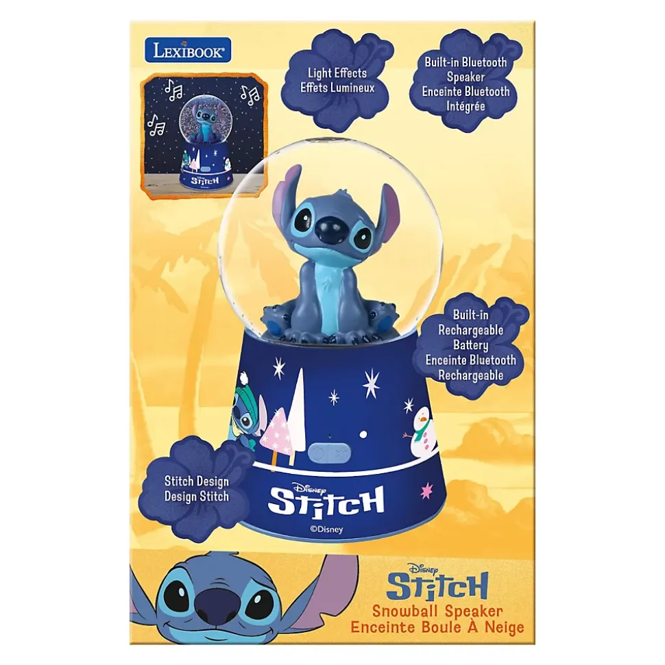 Enceinte Bluetooth Boule à neige Stitch