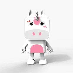 Enceinte Bluetooth Dancing Licorne - MOBILITY ON BOARD - Enceinte Bluetooth Licorne Blanc