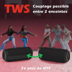Enceinte bluetooth 60W RVB rechargeable USB
