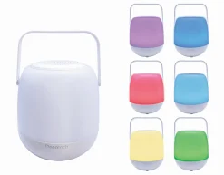 Enceinte portable Decotech avec effets lumineux