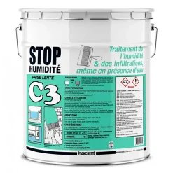 Enduit de cuvelage C3 enduit ciment étanchéité hydrofuge béton PROCOM-25 Kg-Blanc-PRO COM
