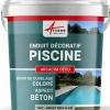 ENDUIT DE CUVELAGE PISCINE FINITION BETON CIRE - ARCACIM DECO Griset Gris Clair - 16 m² - ARCANE INDUSTRIES