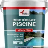 ENDUIT DE CUVELAGE PISCINE FINITION BETON CIRE - ARCACIM DECO Canard Gris Bleuté - 8 m² - ARCANE INDUSTRIES