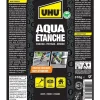 Enduit d'étanchéité noir UHU Aqua étanche cartouche de 310g