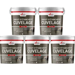 Enduit Hydrofuge pour support maçonné - ARCACIM Blanc - Offre Spéciale : 5 x 25 Kg - ARCANE INDUSTRIES