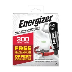 Energizer Summer Pack / Camping + Vison HD 300 Lumens (3 Piles AAA incluses)