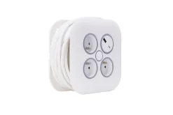Enrouleur 3 prises + 2 USB-A/C - Zenitech