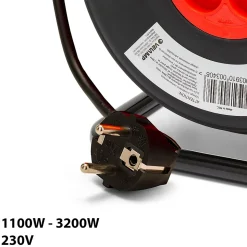 Enrouleur bricolage, 4 prises, 40 mètres, 3G1.5mm2, NF