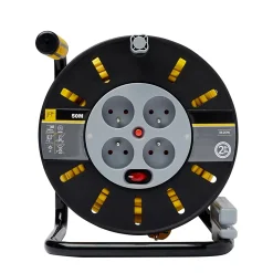 Enrouleur de bricolage Diall HO5VVF 3G1.5mm², 50m