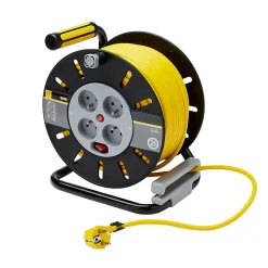 Enrouleur de bricolage Diall HO5VVF 3G1.5mm², 50m