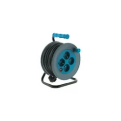 Enrouleur de bricolage 3G1mm² 15 m Turquoise