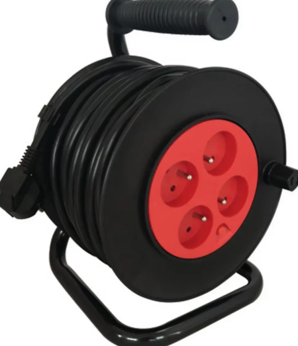 Enrouleur de bricolage H05VVF 3G1.5 mm², 25 m