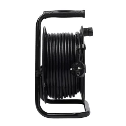 Enrouleur de bricolage H05VVF 3G1mm² 2 prises 15m