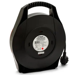 Enrouleur de câble domestique 4 prises Schuko standards, câble H05VV-F3G1.0MM2, 10M ,CE