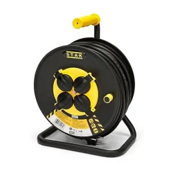 Enrouleur de chantier, 4 prises, 3G2.5, 25 mètres , NF, IP44