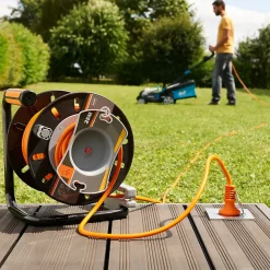Enrouleur de jardin Diall 47/3M H05VVF 3G1 5mm²