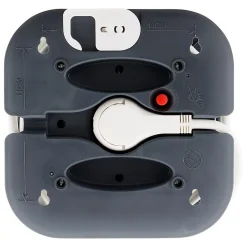 Enrouleur domestique 4x2P+T - 7m blanc Zenitech