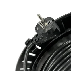 Enrouleur électrique 20 m, 4 prises, type E, 3x1,5 mm², IP44 - rallonge pour jardin et atelier HOROZ