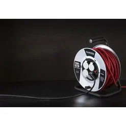 Enrouleur électrique 40m H07RN-F 3G 2,5mm2 flasque acier - HANGER - 600010