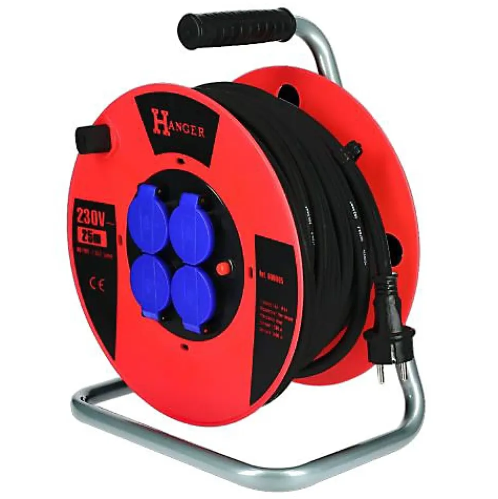 Enrouleur électrique 40m H07RN-F 3G 2,5mm2 - HANGER - 600006